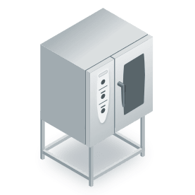 Commercial oven illustration