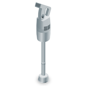 Industrial stab mixer illustration